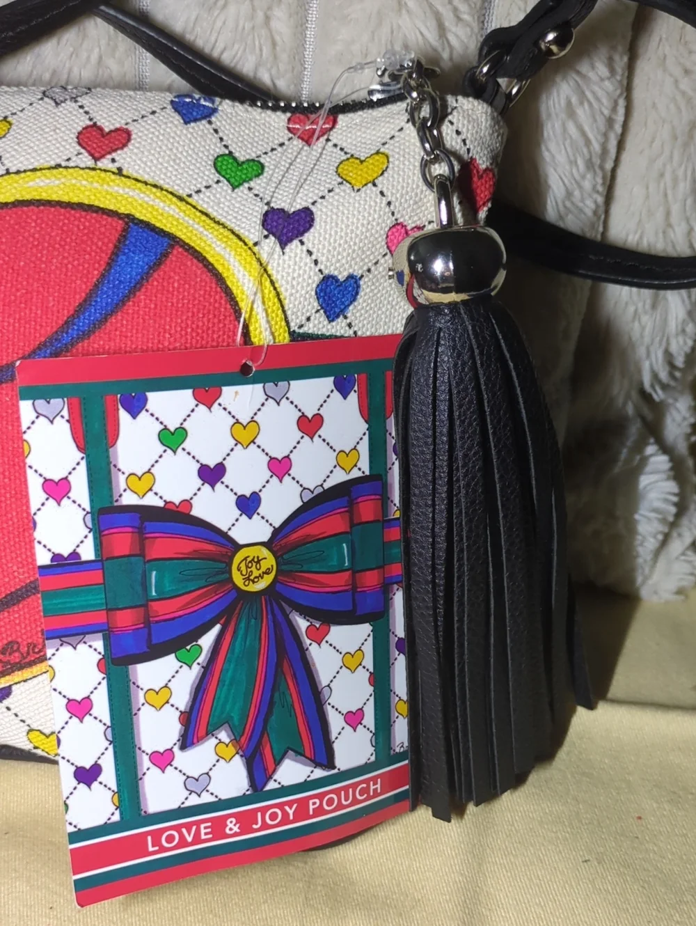 Brighton Holiday Love & Joy Heart Crossbody Bag - NWT NOW ONLY $55